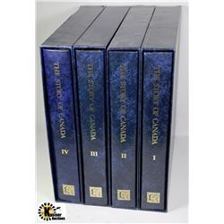 STORY OF CANADA FOUR VOLUME STAMP SET