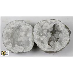 KEOKUK GEODE PAIR FROM IOWA