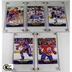CONNOR MCDAVID 1ST YEAR OILER UPPERDECK CARDS X5