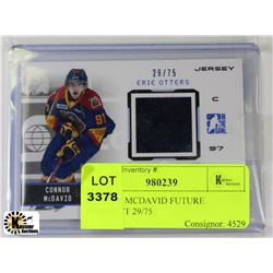 CONNOR MCDAVID FUTURE PROSPECT 29/75