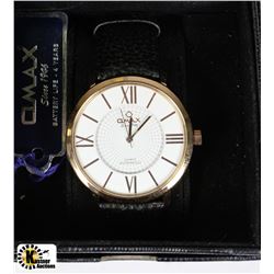 NEW MENS OMAX WRISTWATCH -COMES W/ 1 YEAR WARRANTY