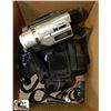 Image 1 : BOX WITH SONY CAMCORDER IN BAG WITH CHARGER,