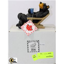 SUMMER-BEAR IN MUSKOKA CHAIR FROM THE BEAR TIMES