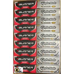 FLAT OF TAYLORMADE RECLAIMED GOLF BALLS BURNER