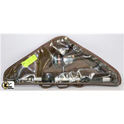 TELESCOPIC FISHING ROD WITH CASE AND REEL