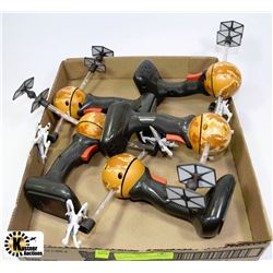 FLAT WITH 5 STAR WARS SPINNING TOYS