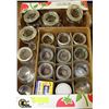 Image 1 : LARGE BOX OF CANNING JARS,GEM, DOMINION 16+INCL.