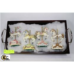 MELODY COUNTY FAIR COLLECTION OF CAROUSEL HORSES