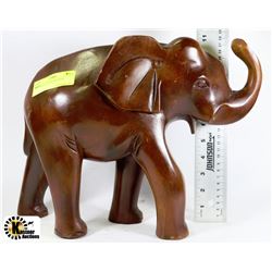 BROWN ELEPHANT FIGURINE