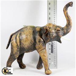 SAND & BLACK ELEPHANT FIGURINE