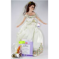 ASHTON DRAKE GALLERIES "ELIZABETH, BRIDE OF