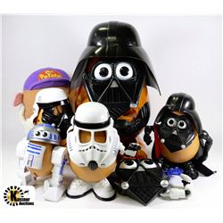COLLECTION STAR WARS POTATO HEADS WITH 40+ PIECES