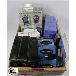 FLAT OF REMOTE CAR STARTER EQUIPMENT