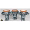 Image 1 : BOX WITH 3 ELEPHANT PLANTERS HOLDS 3-1/2" POTS