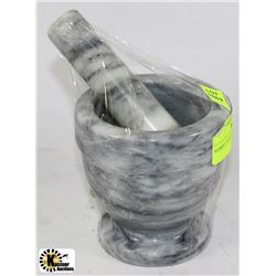 MARBLE PESTLE & MORTAR