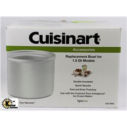 NEW CUISINART 1.5 QT REPLACEMENT BOWL