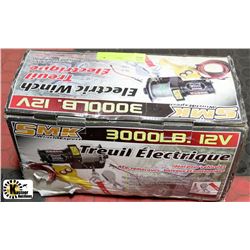 NEW IN BOX ELECTRIC WINCH 3000LB 12V
