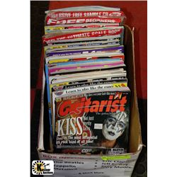 BOX W/24 NEW GUITAR MAGAZINES EACH W/