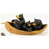 Image 1 : LILLY DIPPERS BEARS IN CANOE FROM THE BEAR TIME