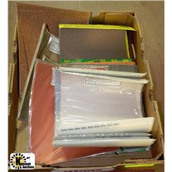 FLAT OF VARIOUS GRIT SANDPAPER