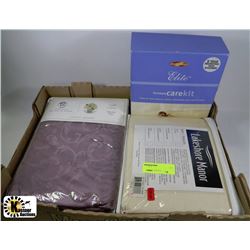 FLAT OF TABLE CLOTH, FURNITURE CARE KIT & TWIN