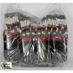 LOT OF 12 PAIRS OF WORK SOCKS