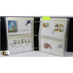 BINDER OF OVER 100 FIRST DAY COVERS