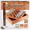 Image 1 : PEWTER AND WOOD 8 GAME SET