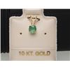 Image 1 : #24-14KT GENUINE  EMERALD (0.25CT) PENDANT