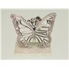 Image 1 : #38-.925 SILVER DIAMOND BUTTERFLY PENDANT W/COA