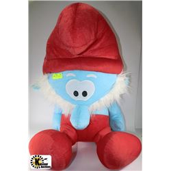 EXTRA LARGE PAPA SMURF PEYO STUFFED TOY