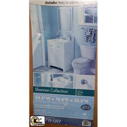 NEW IN BOX SHANNON COLLECTION VANITY,MIRROR & TOP