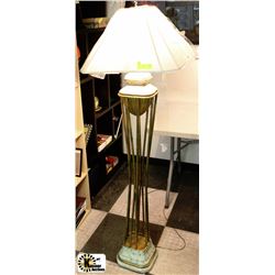 GREEN MARBLE STYLE FLOOR LAMP