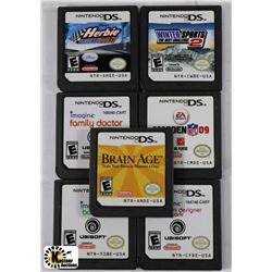7 NINTENDO DS GAMES