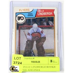 1983-84 PELLE LINDBERGH ROOKIE CARD PHILADELPHIA