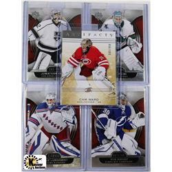 UPPERDECK LIMITED EDITION GOALIE CARDS X5