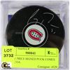 Image 1 : CAREY PRICE SIGNED PUCK COMES WITH COA