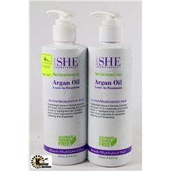 LOT OF 2 OMSHE ARGAN OIL LEAVE IN TREATMENT
