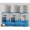 Image 1 : LOT OF 3- NO.7 EYE MAKE-UP REMOVER 100ML EACH