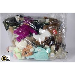 LARGE BAG W/22 NEW COLLECTIBLE TYS, NO