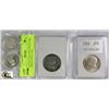 Image 1 : U) 2 PCS SILVER COIN COLLECTOR MEMBER COINS+2 USA