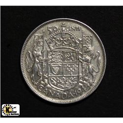 1945 CANADIAN 50 CENT PIECE