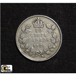 1921 CANADIAN DIME