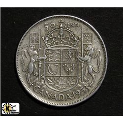 1953 CANADIAN 50 CENT PIECE