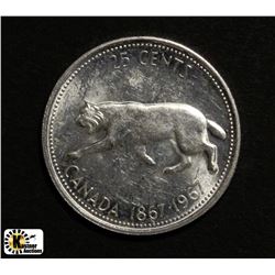 CANADIAN CENTENNIAL 25 CENT COIN