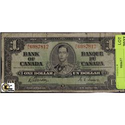 1937 ONE DOLLAR BANKNOTE