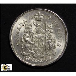 1963 CANADIAN 50 CENT PIECE
