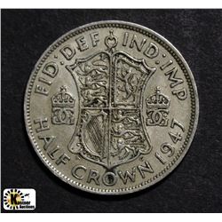 1947 GREAT BRITAIN HALF CROWN