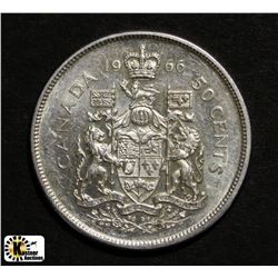 1966 CANADIAN 50 CENT PIECE