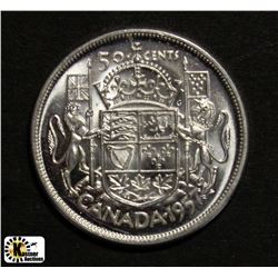 1957 CANADIAN 50 CENT PIECE